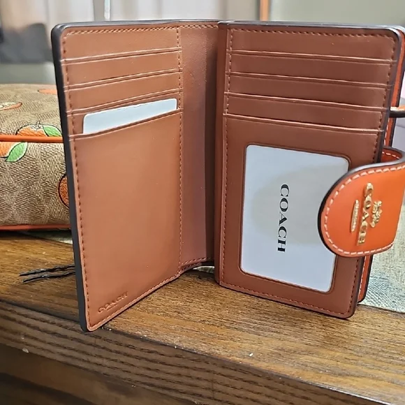 Coach Orange and Brown Crossbody Bag Set - Picture 4 of 4